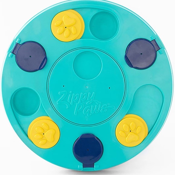 Zippy Paws- Blue SmartyPaws Puzzler 3-in1 Fun Games For Dogs - Picture 2 of 4